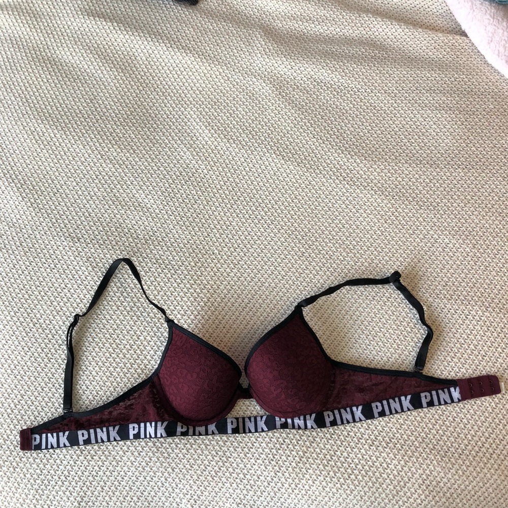 Pink bra